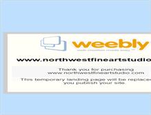 Tablet Screenshot of northwestfineartstudio.com